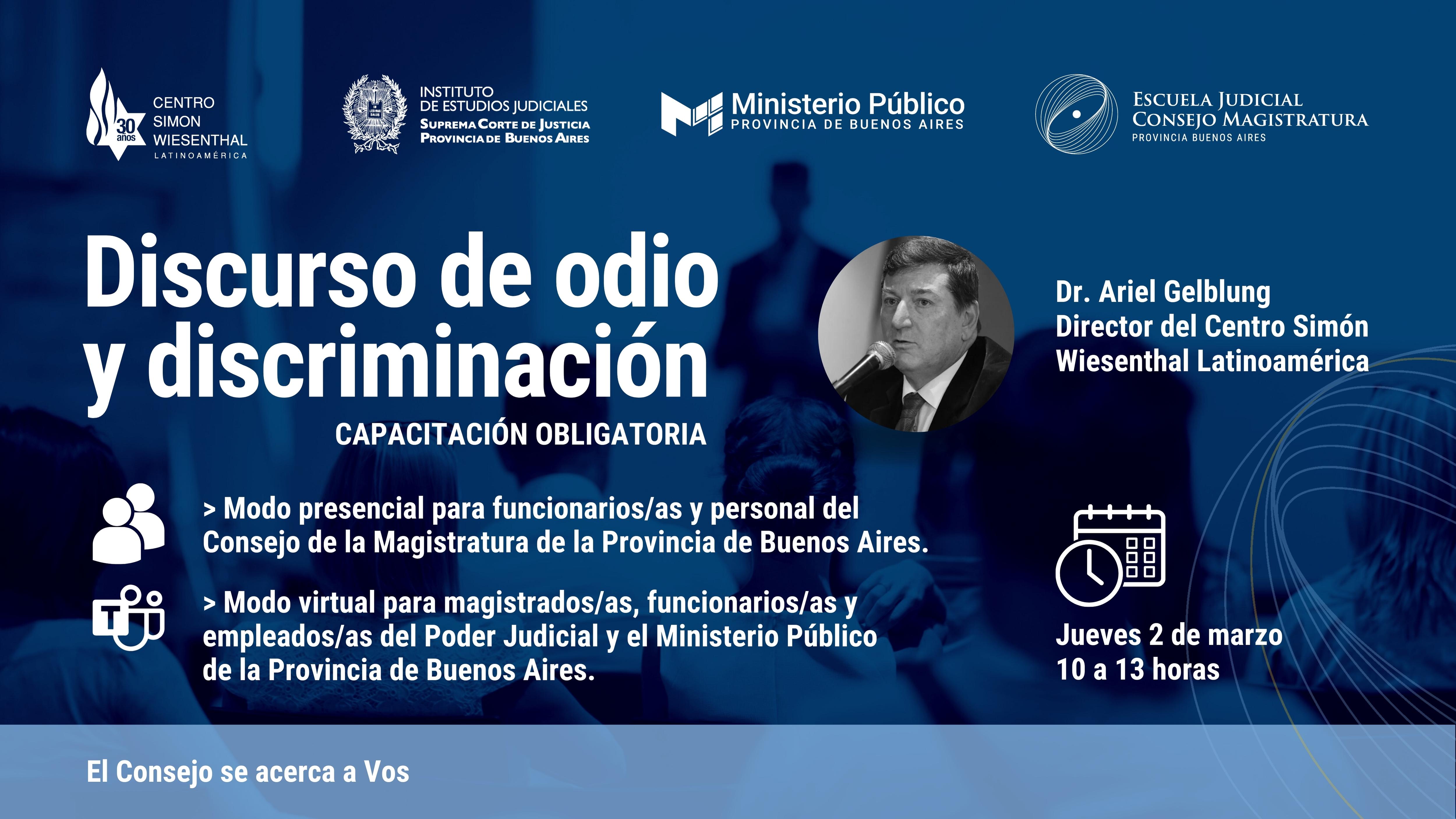 Capacitación Sobre Discurso De Odio Y Discriminación En El Consejo 1605